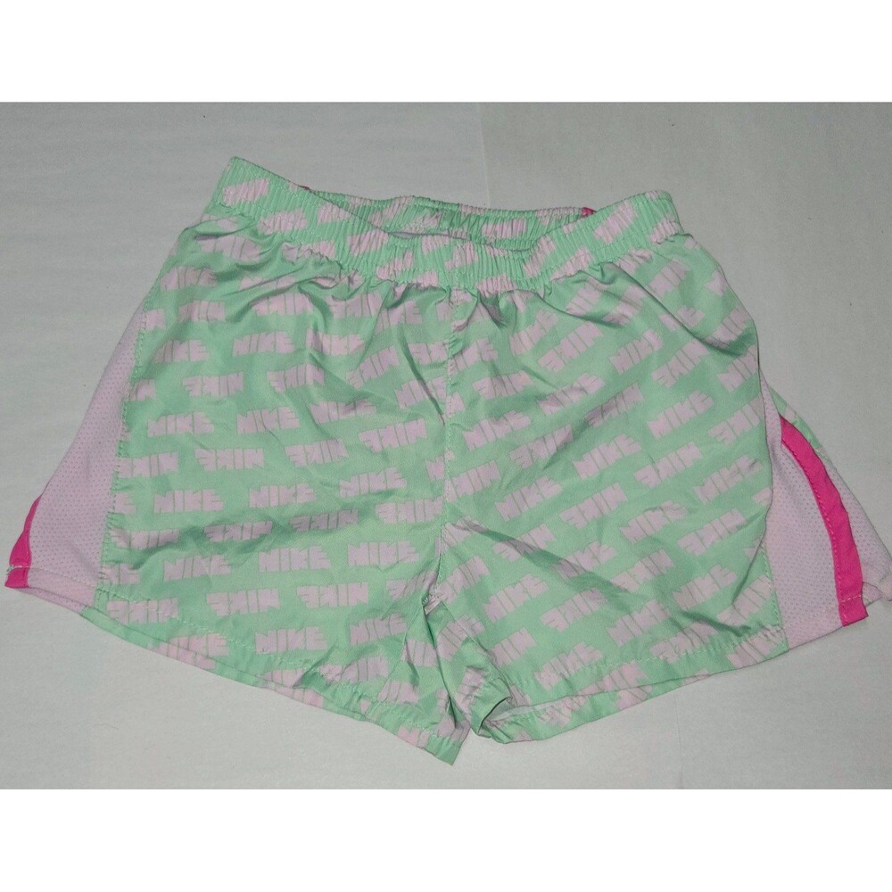Girl's Size 6 Nike Dri-fit Athletic Shorts in Pink/Mint Green